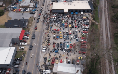 Hundreds of muscle car collectors come together to support bullied car-loving Alabama boy