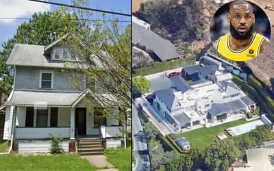 Celebrity homes before and after they made it big