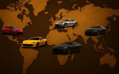 The 6 countries where luxury cars are made - and the 12 supercar brands you'll find there