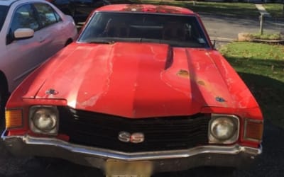 This Chevrolet Chevelle spent decades with the same New Jersey owner but now they want it out of their driveway 'by any means'