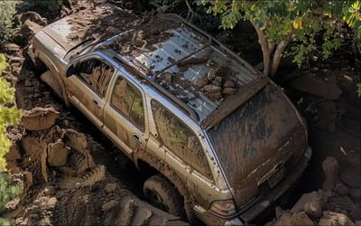 Oklahoma family found a plastic-wrapped 2003 Chevrolet Trailblazer buried in their backyard