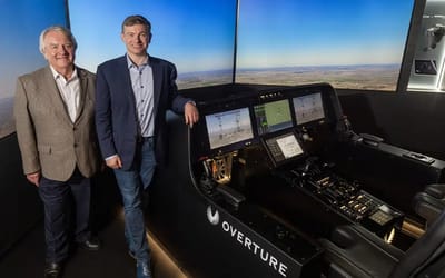 Chief Concorde pilot flies next-gen supersonic aircraft