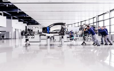 When the engine and chassis of a Bugatti Chiron come together, it’s a special assembly known as the ‘marriage’