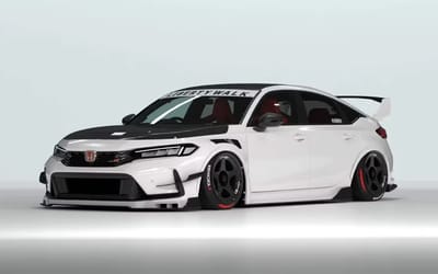Liberty Walk just transformed the Honda Civic Type R into a track monster for the street
