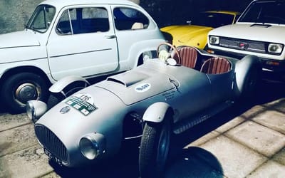 Restaurateur in Italy hides a secret classic car collection behind his restaurant