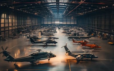 Legendary collector has spent 40 years assembling rare helicopters and planes at hidden desert airfield in Nevada