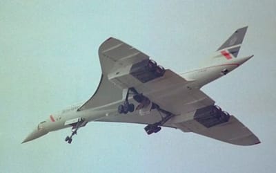 Extraordinary rare footage emerges of iconic Concorde landing on Caribbean island