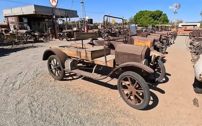 California’s collection of 200 unrestored vintage cars includes the largest Model T assembly in the world