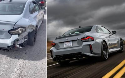 Brand-new BMW M2 crashes before being delivered to new owner