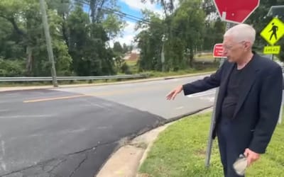 virginia-man-vandalism-charges-makeshift-crosswalk