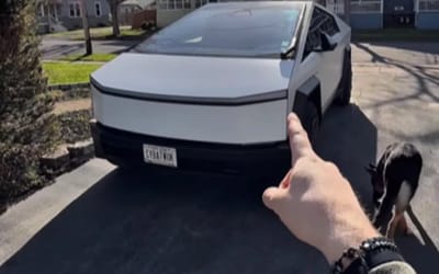 Tesla Cybertruck owner uses built-in outlets on the car to try and charge it and is baffled by results