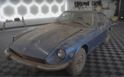 Barn-find Datsun 260Z gets new lease of life after 22 years