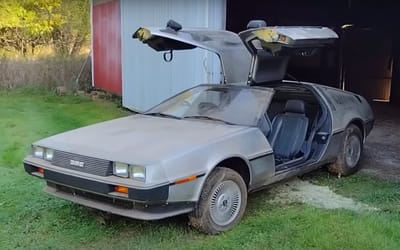 ‘Time capsule’ DeLorean uncovered in barn reveals a surprising twist