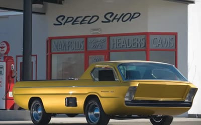 One-off Dodge with no doors looks like a car from Hot Wheels