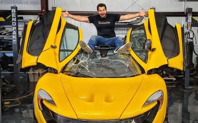 YouTuber drops $575,000 on THAT destroyed McLaren P1