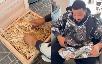 DJ Khaled receives a rare exclusive one-of-23 gift from Michael Jordan