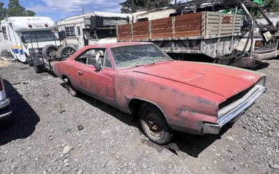 This 1968 Dodge Charger had been rotting away in a backyard while concealing a mystery