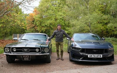 Richard Hammond falls for Mustang Dark Horse on set then adds one to his garage as his daily