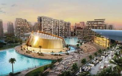 Dubai building a floating golden Opera House