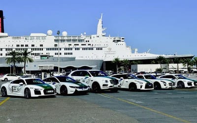 When a Dubai Police fleet parade hits the streets everyone pays attention
