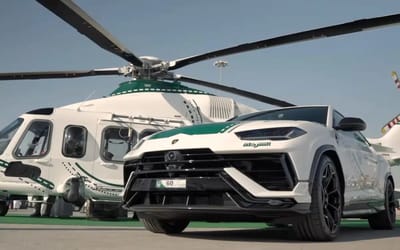 Dubai police add Lamborghini Urus Performante to its already outrageous fleet of cars