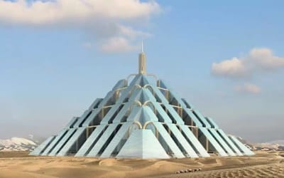 Dubai’s most ambitious megaproject was a futuristic pyramid designed to house 1m people