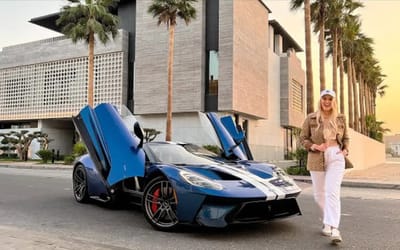 Supercar Blondie visited $40m Dubai mansion that has the most unbelievable supercar surprise