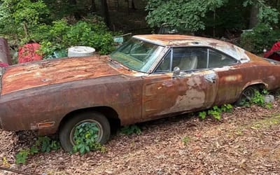 one-of-the-rarest-dodge-chargers-ever-produced-wasnt-intended-for-us-abandoned-in-forest