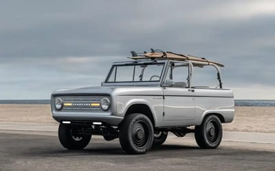 This electric Ford Bronco looks like it was designed for the beach