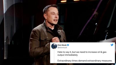 Elon Musk – of all people – calls for greater oil and gas output