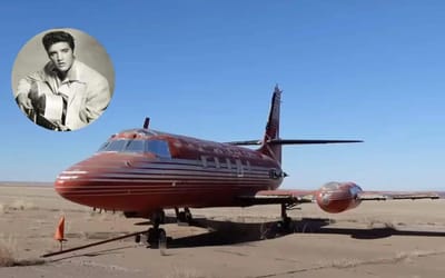 Man who bought Elvis Presley’s private jet tries to power it up for first time after 40 years