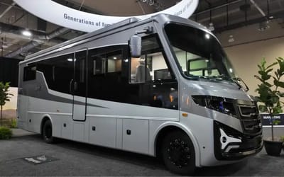 Company debuts luxury RV of the future, and it's the first ever all-electric Class A motorhome