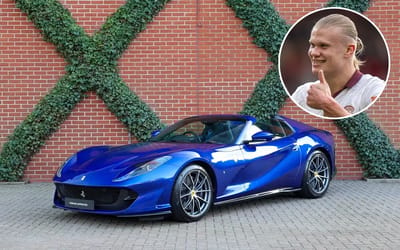 Erling Haaland was spotted cruising Monaco in a wild Ferrari