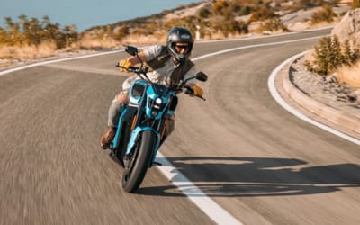 Startup company has broken the record for longest journey by an electric motorcycle with futuristic bike