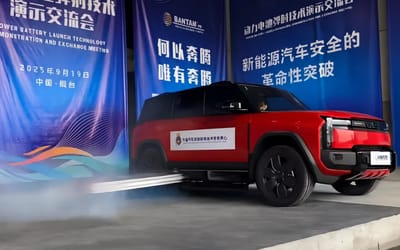 Chinese company has proposed 'solution' for EV fires that involves ejecting burning batteries from the car