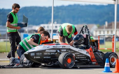 University students broke acceleration record with car faster than hypercars