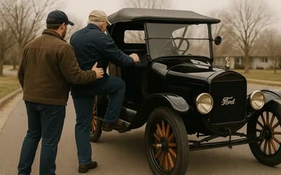 Minnesota man surprised with ride in Ford Model T his father bought new in 1921