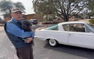 Arizona man who bought a Plymouth Barracuda for less than $2,000 forty years ago still drives it today