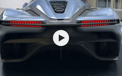 Hydrogen-powered supercar has the most mind-blowing rear lights 