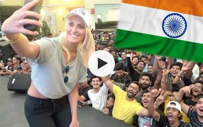 Supercar Blondie’s first visit to India