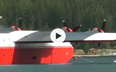 This is the largest operational flying boat which cost $5million to build 