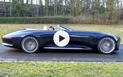 The Mercedes-Maybach 6 Cabriolet is six meters long