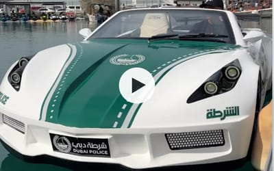 Dubai Police add a ‘Jet Car’ to its already luxurious fleet of vehicles