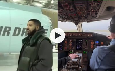 Drake shares ‘heart-stopping’ moment pilots landed his private jet in low visibility