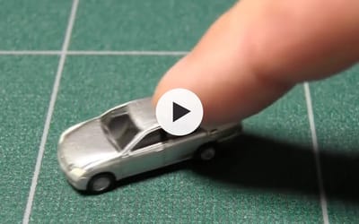 Guy converts toy into smallest remote controlled car in the world