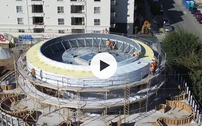 Stunning video shows construction of Tesla’s retro diner