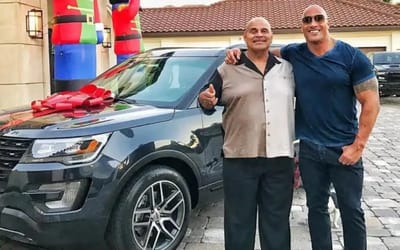 Dwayne Johnson gave his dad a surprise $60,000 truck just to say thank you