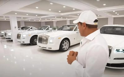 Manny Khoshbin revealed his stunning full Rolls-Royce collection