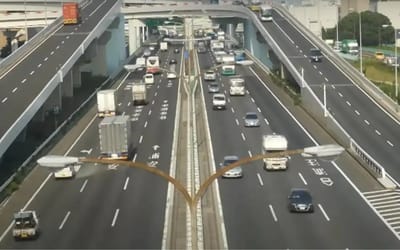 How Japan’s 500km conveyor belt road that could replace 25,000 trucks per day will work
