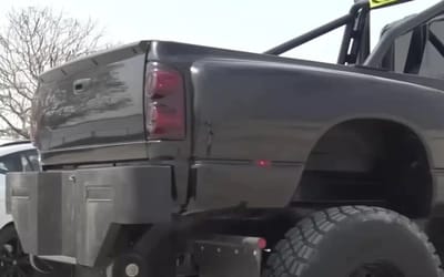 $500,000 Monster pickup truck with 6 doors has an incredibly unique tail bed